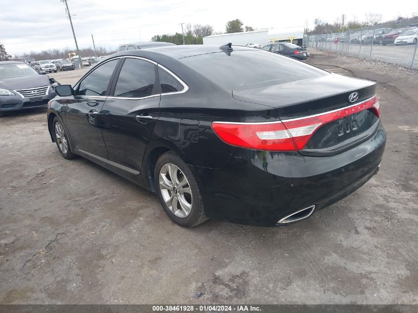 2013 HYUNDAI AZERA KMHFH4JG3DA243769
