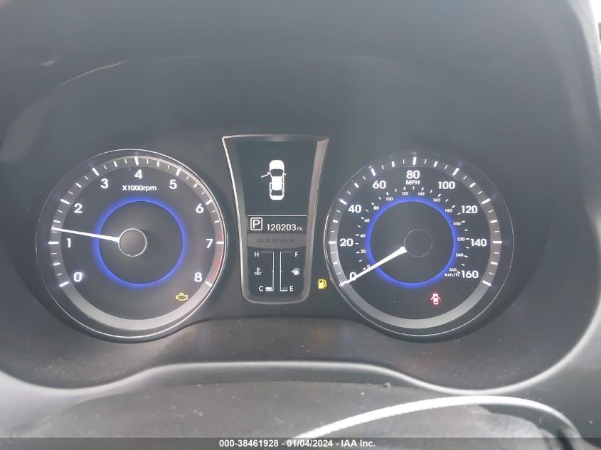 2013 HYUNDAI AZERA KMHFH4JG3DA243769