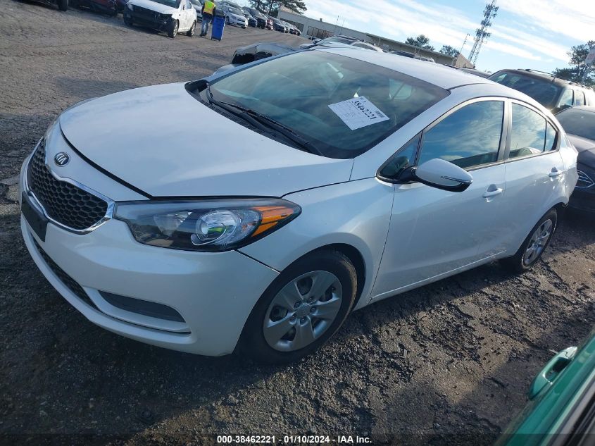 2015 KIA FORTE LX - KNAFX4A62F5326844