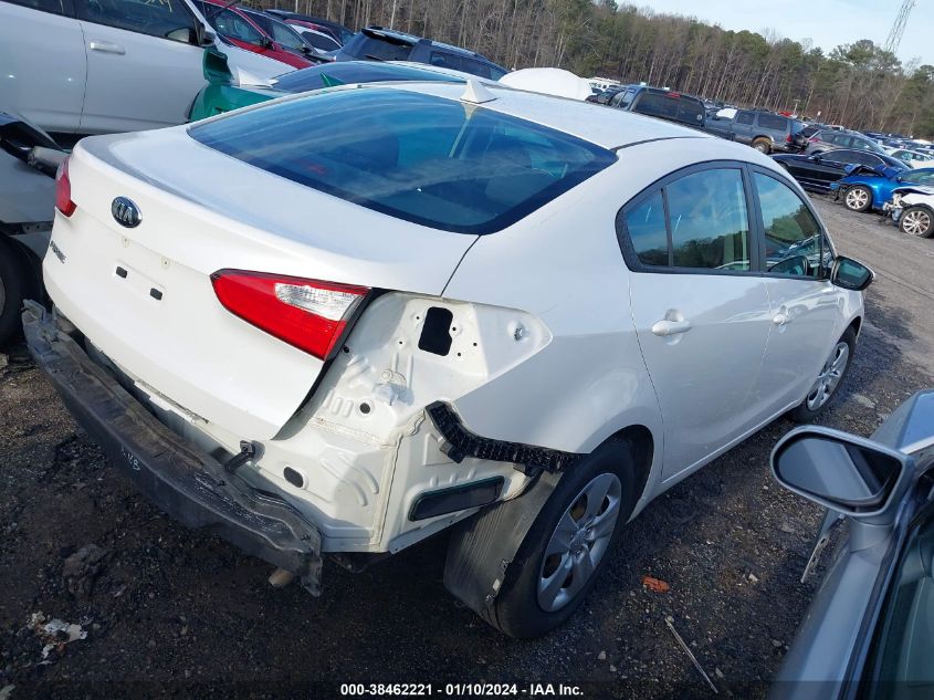 2015 KIA FORTE LX - KNAFX4A62F5326844