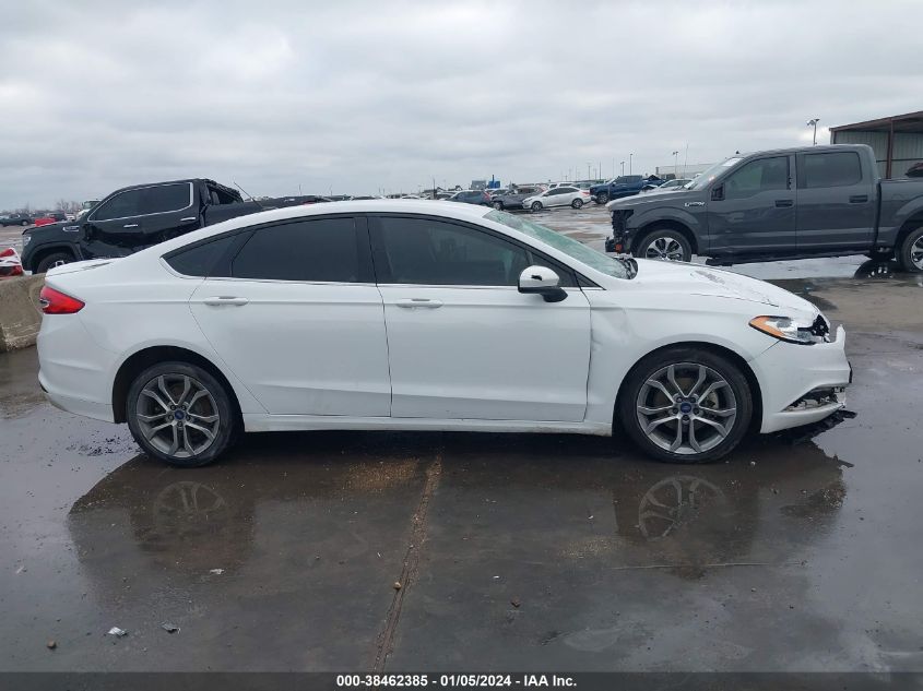 2017 FORD FUSION SE - 3FA6P0H74HR412995