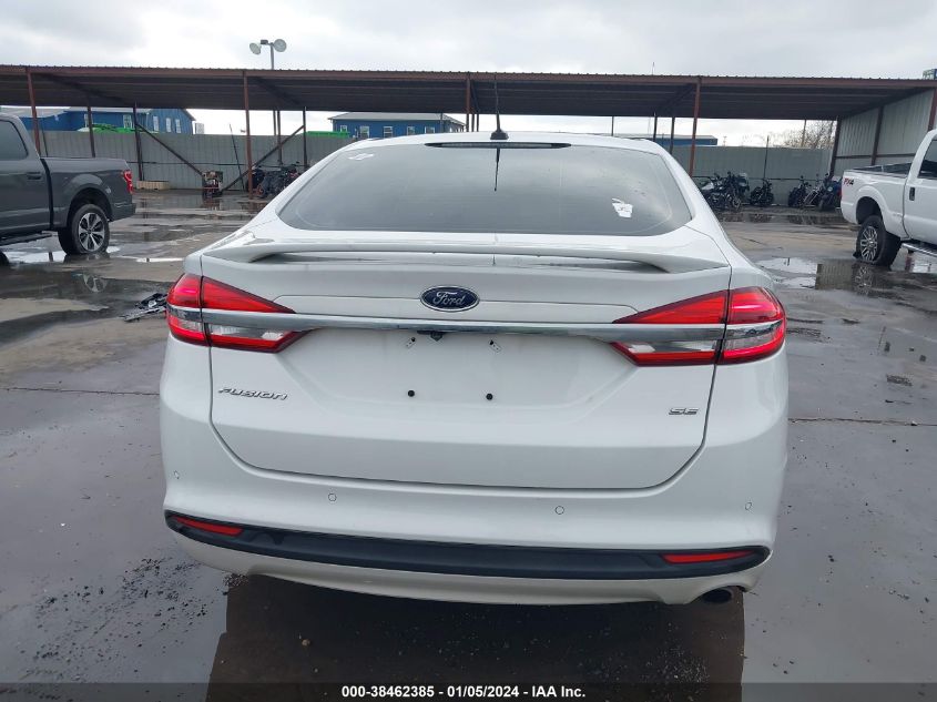 2017 FORD FUSION SE - 3FA6P0H74HR412995