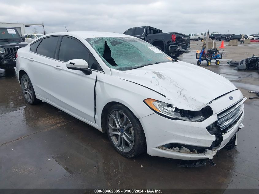 2017 FORD FUSION SE - 3FA6P0H74HR412995