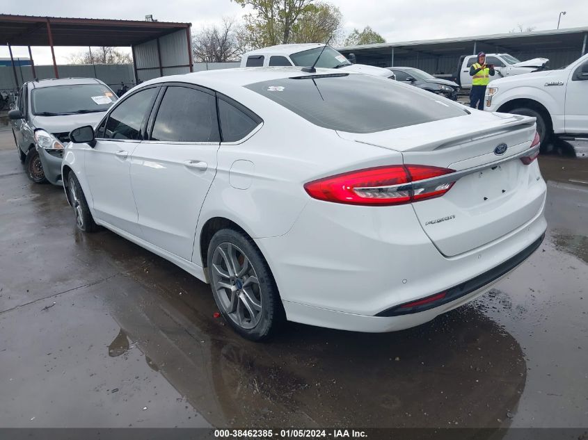 2017 FORD FUSION SE - 3FA6P0H74HR412995