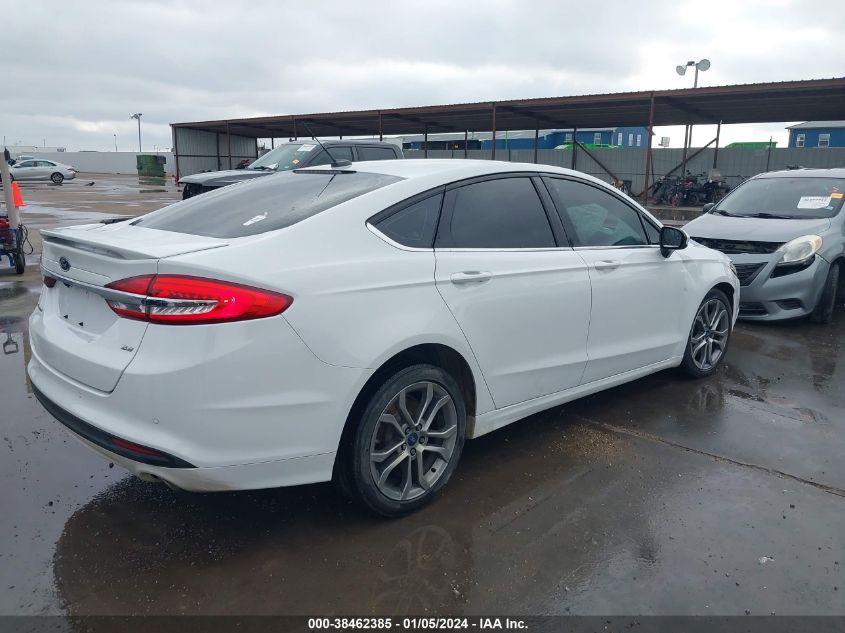 2017 FORD FUSION SE - 3FA6P0H74HR412995