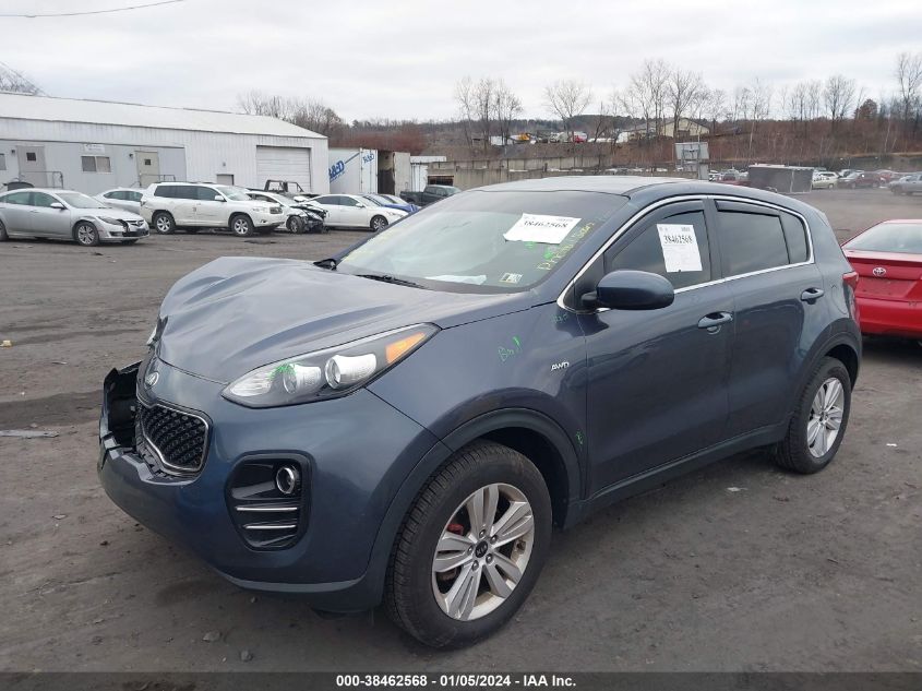 2019 KIA SPORTAGE LX - KNDPMCAC6K7502986