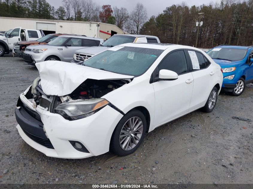 2014 TOYOTA COROLLA L/LE/LE PLS/PRM/S/S PLS - 2T1BURHE8EC117100