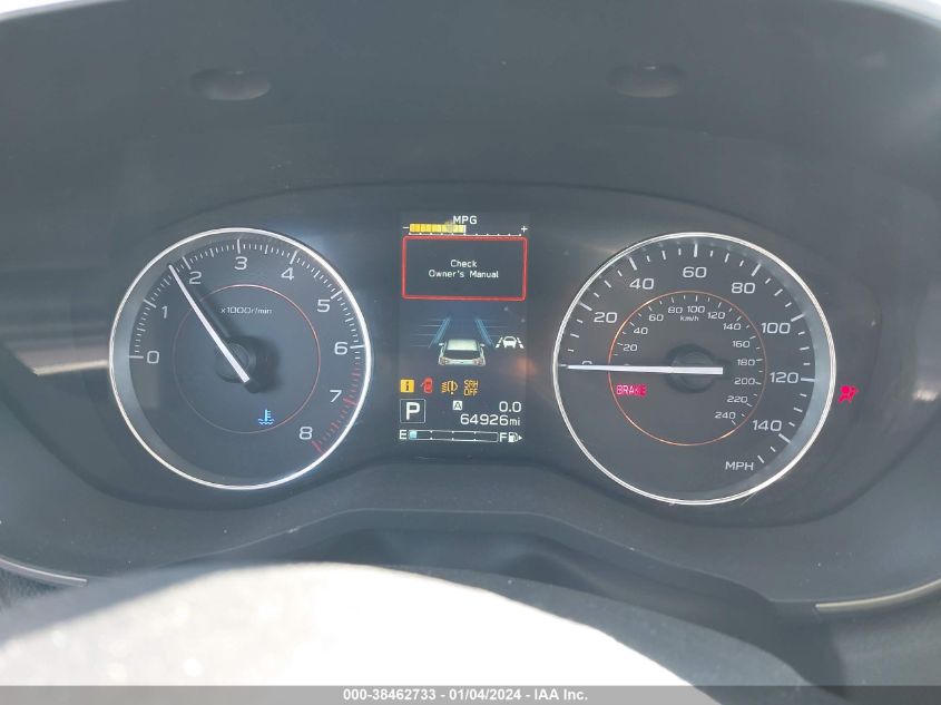 2019 SUBARU CROSSTREK 2.0I LIMITED - JF2GTAMC3K8348199