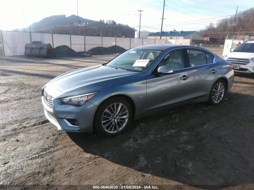 VIN JN1EV7AR2JM431742 2018 INFINITI Q50 3.0T LUXE