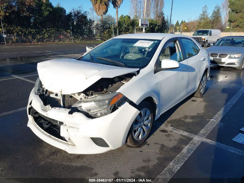 2014 TOYOTA COROLLA L/LE/LE PLS/PRM/S/S PLS - 5YFBURHE7EP059190