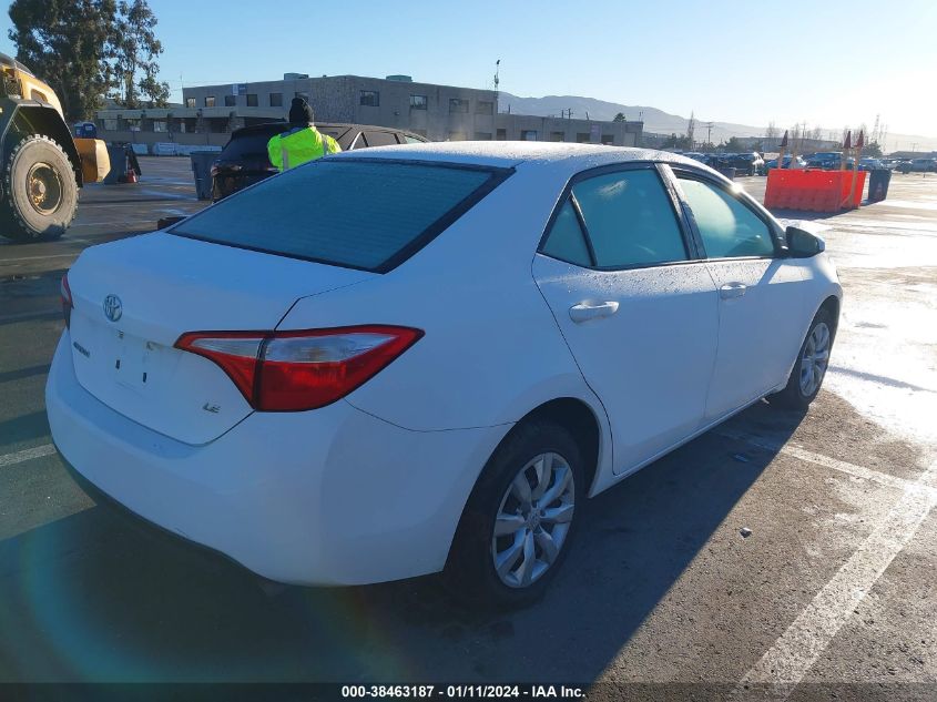 2014 TOYOTA COROLLA L/LE/LE PLS/PRM/S/S PLS - 5YFBURHE7EP059190