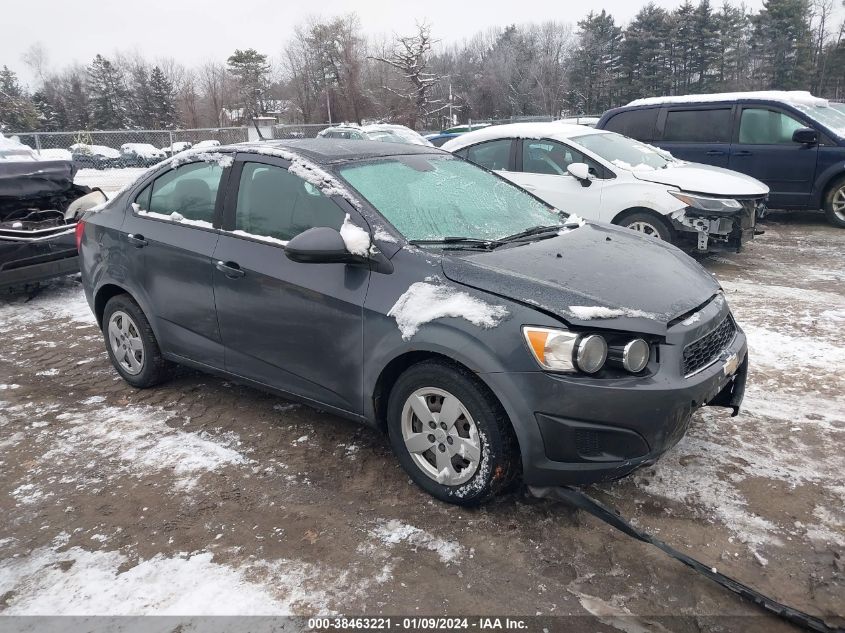 2013 CHEVROLET SONIC LS AUTO - 1G1JA5SGXD4124874