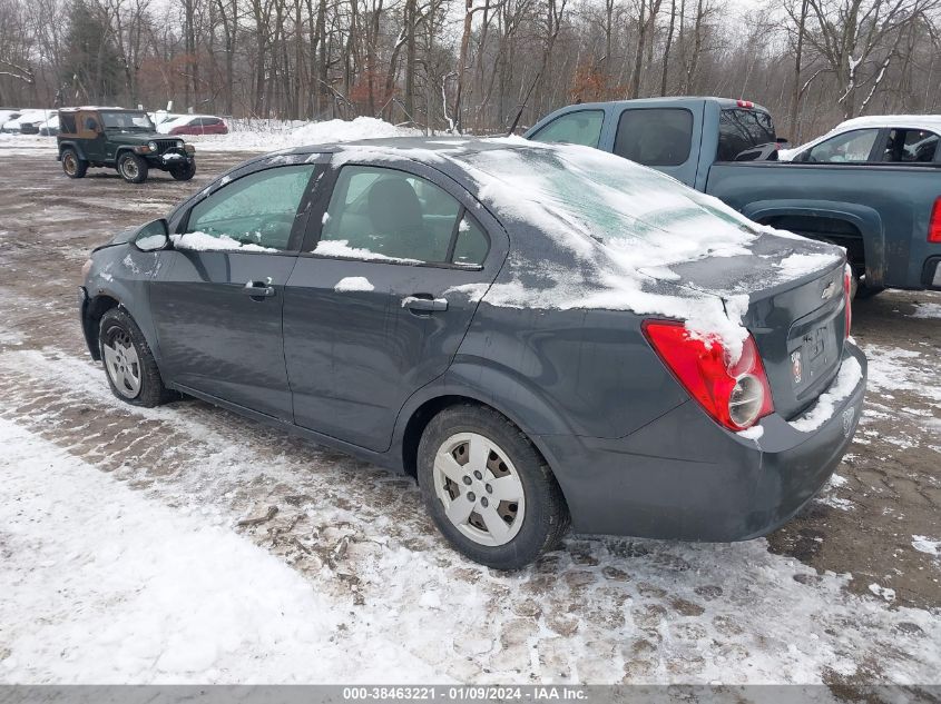 2013 CHEVROLET SONIC LS AUTO - 1G1JA5SGXD4124874