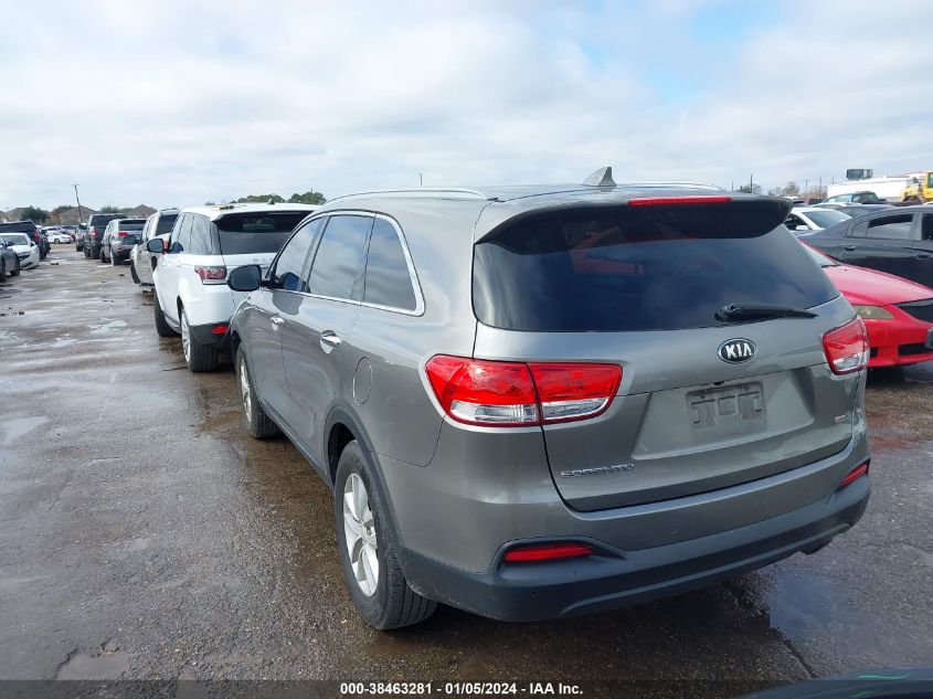 2016 KIA SORENTO 2.4L LX - 5XYPG4A33GG061745