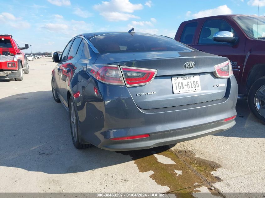 2014 KIA OPTIMA HYBRID EX - KNAGN4AD7E5075052