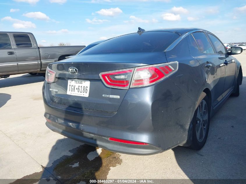 2014 KIA OPTIMA HYBRID EX - KNAGN4AD7E5075052