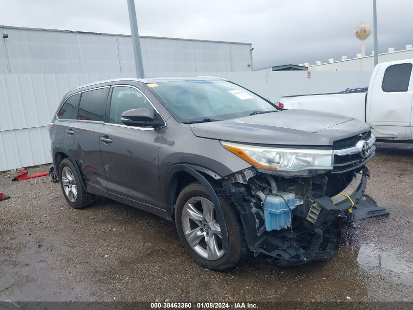 2016 TOYOTA HIGHLANDER LIMITED V6 - 5TDYKRFH3GS156653