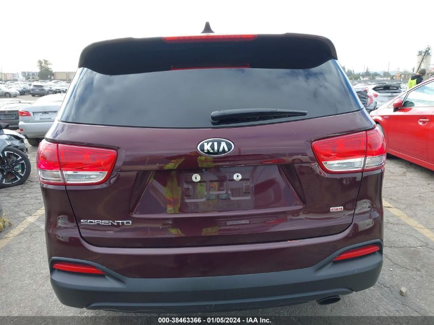 2018 KIA SORENTO 2.4L LX - 5XYPG4A30JG338875