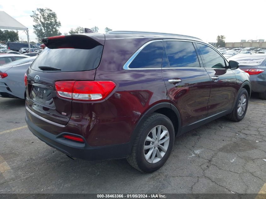 2018 KIA SORENTO 2.4L LX - 5XYPG4A30JG338875