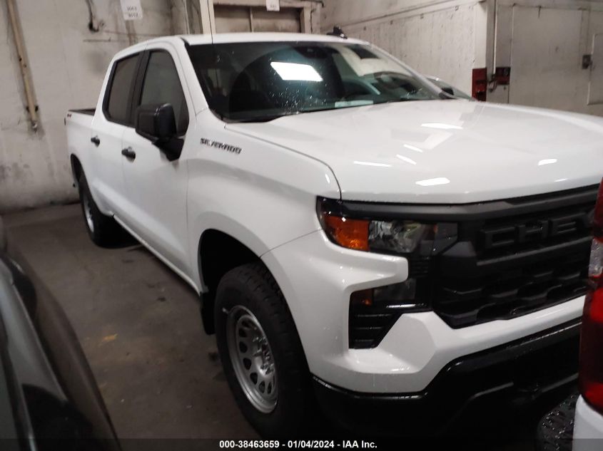 2024 CHEVROLET SILVERADO 1500 4WD  SHORT BED WT - 3GCPDAEK0RG177255