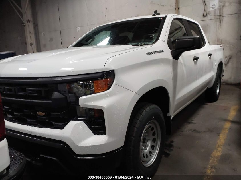 VIN 3GCPDAEK0RG177255 2024 CHEVROLET SILVERADO 1500 4WD  SHORT BED WT