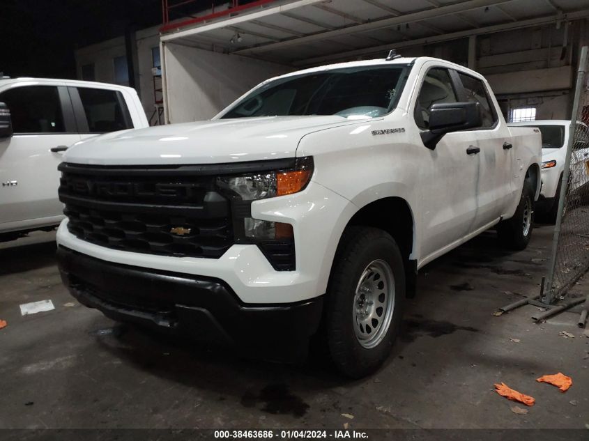 2024 CHEVROLET SILVERADO 1500 4WD  SHORT BED WT - 3GCPDAEK2RG177449