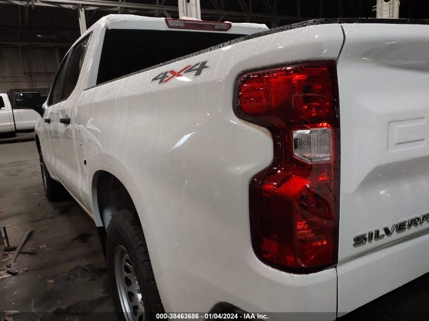 2024 CHEVROLET SILVERADO 1500 4WD  SHORT BED WT - 3GCPDAEK2RG177449