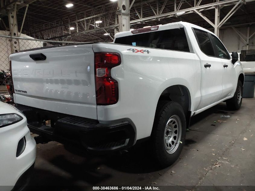 2024 CHEVROLET SILVERADO 1500 4WD  SHORT BED WT - 3GCPDAEK2RG177449