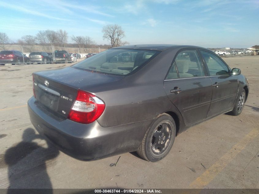 4T1BF32K12U519234 | 2002 TOYOTA CAMRY