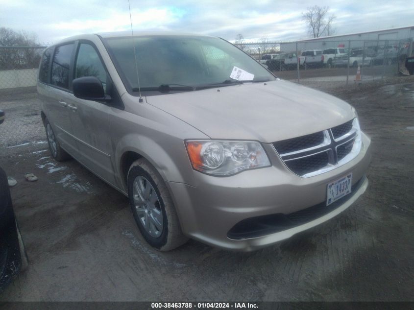 2014 DODGE GRAND CARAVAN AVP/SE - 2C4RDGBG1ER355495