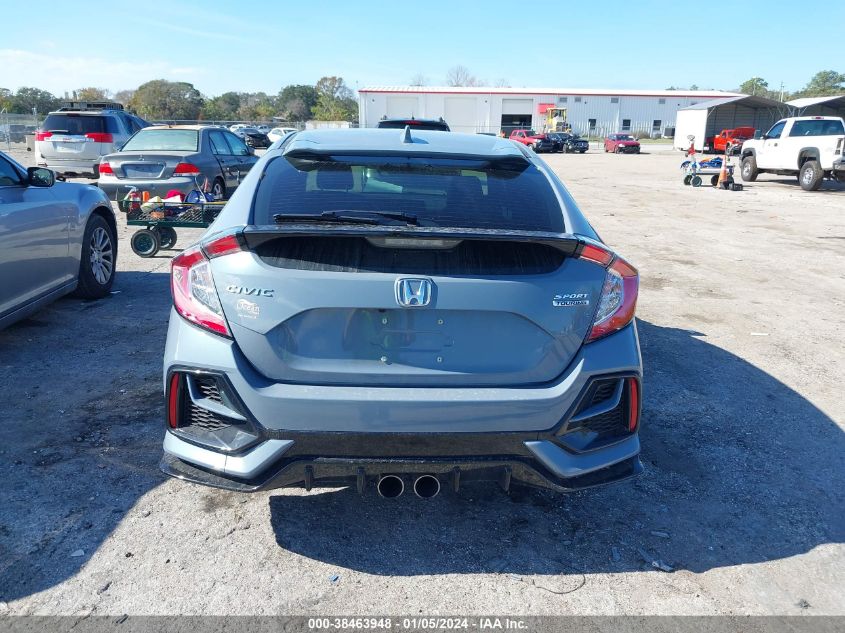 2021 HONDA CIVIC SPORT TOURING - SHHFK7H93MU222778