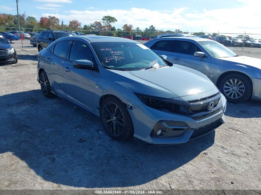 2021 HONDA CIVIC SPORT TOURING - SHHFK7H93MU222778
