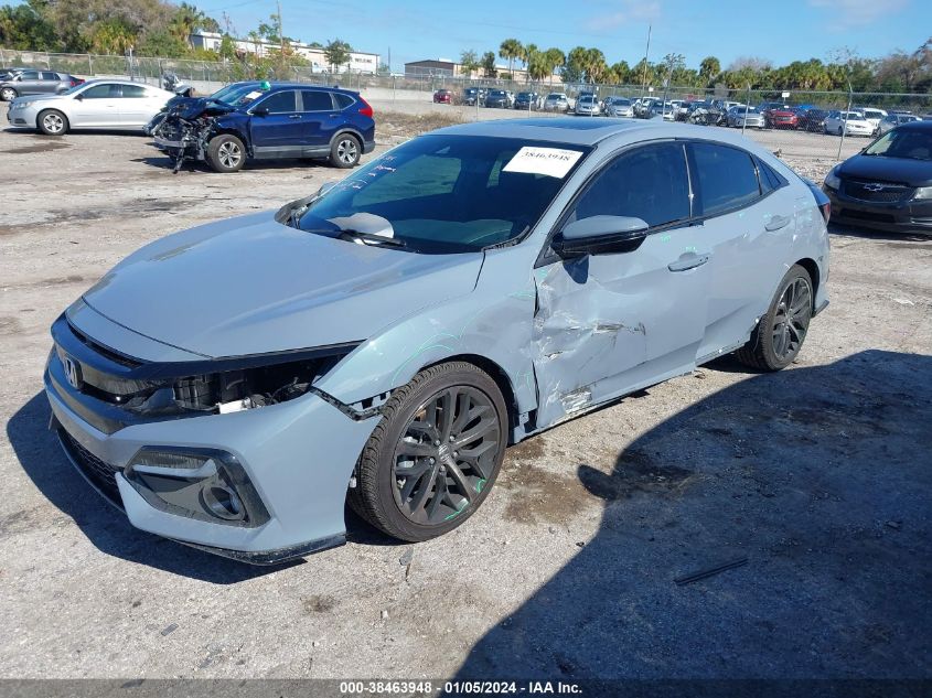 2021 HONDA CIVIC SPORT TOURING - SHHFK7H93MU222778