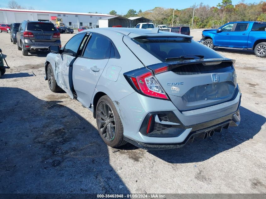 2021 HONDA CIVIC SPORT TOURING - SHHFK7H93MU222778