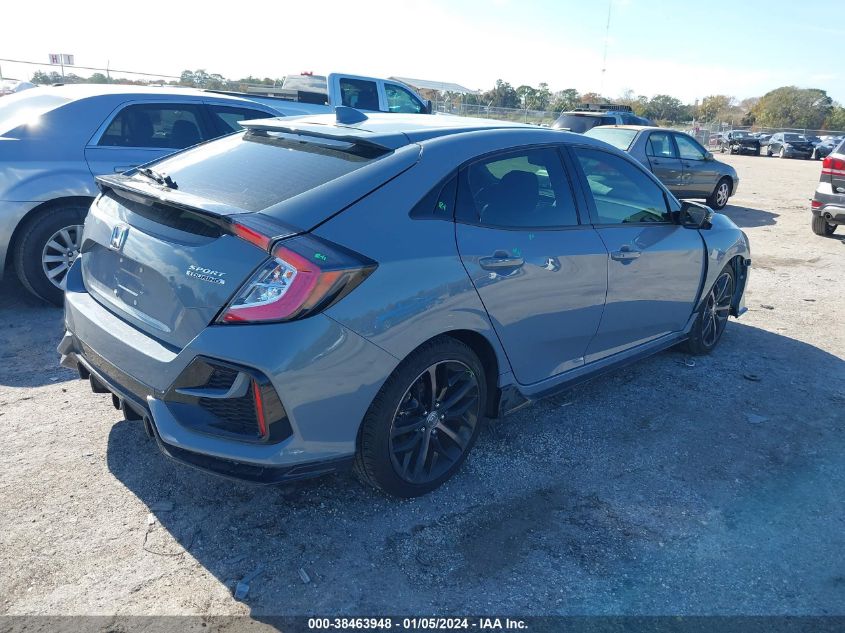 2021 HONDA CIVIC SPORT TOURING - SHHFK7H93MU222778