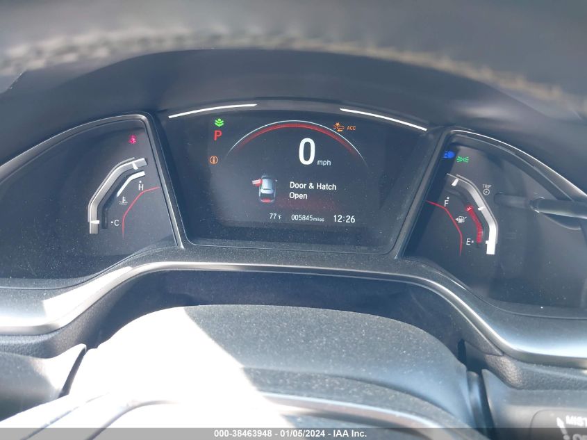 2021 HONDA CIVIC SPORT TOURING - SHHFK7H93MU222778