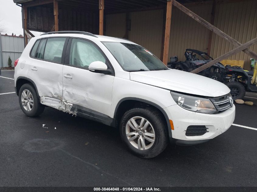 2017 VOLKSWAGEN TIGUAN 2.0T/2.0T S - WVGAV7AX2HK039338