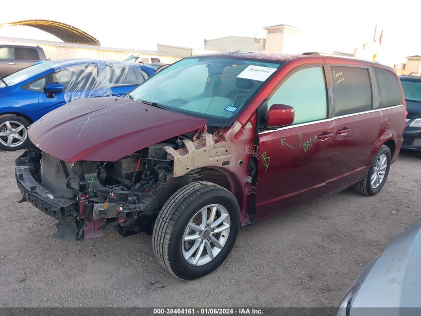VIN 2C4RDGCGXJR178955 2018 DODGE GRAND CARAVAN SXT