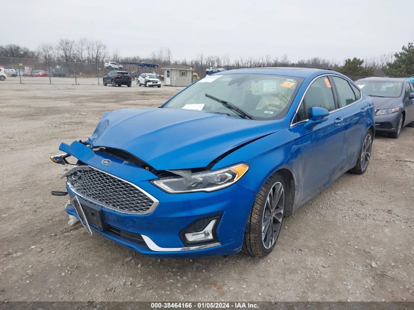 2020 FORD FUSION TITANIUM - 3FA6P0D90LR115612