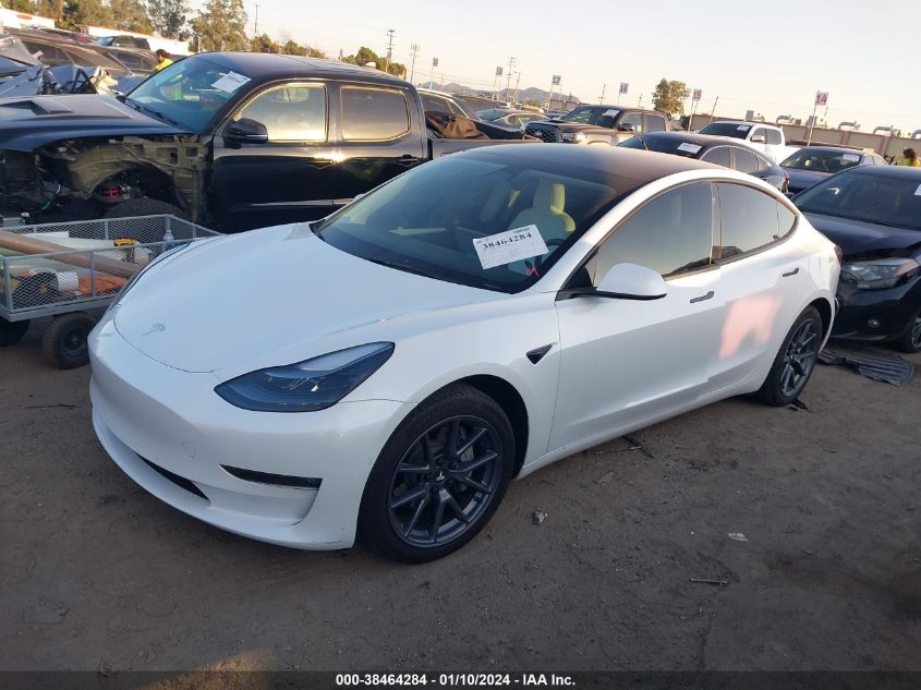 2022 TESLA MODEL 3 REAR-WHEEL DRIVE - 5YJ3E1EA7NF340714