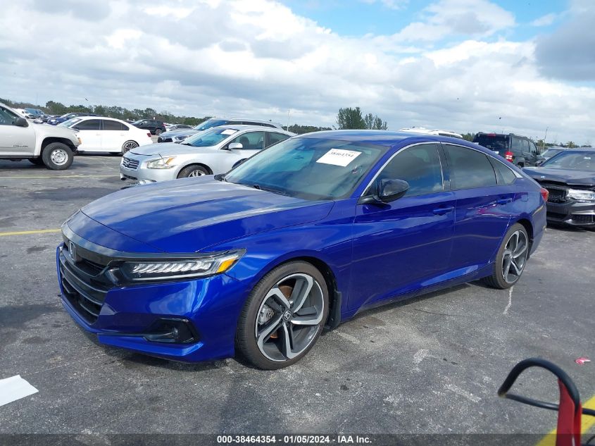 2022 HONDA ACCORD SPORT SE - 1HGCV1F42NA046169