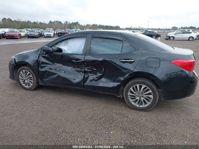 2018 TOYOTA COROLLA XLE - 2T1BURHE6JC119731