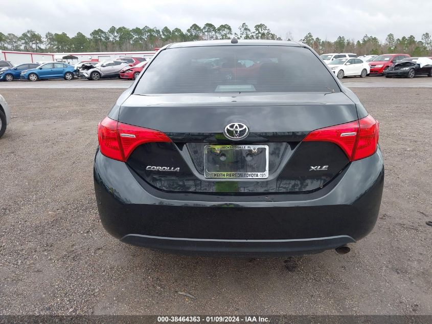 2018 TOYOTA COROLLA XLE - 2T1BURHE6JC119731
