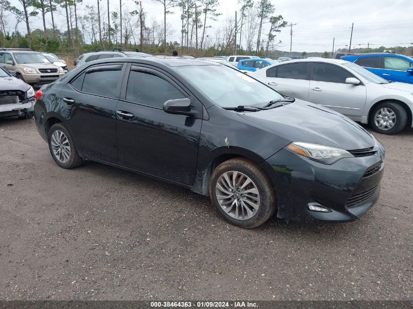 2018 TOYOTA COROLLA XLE - 2T1BURHE6JC119731