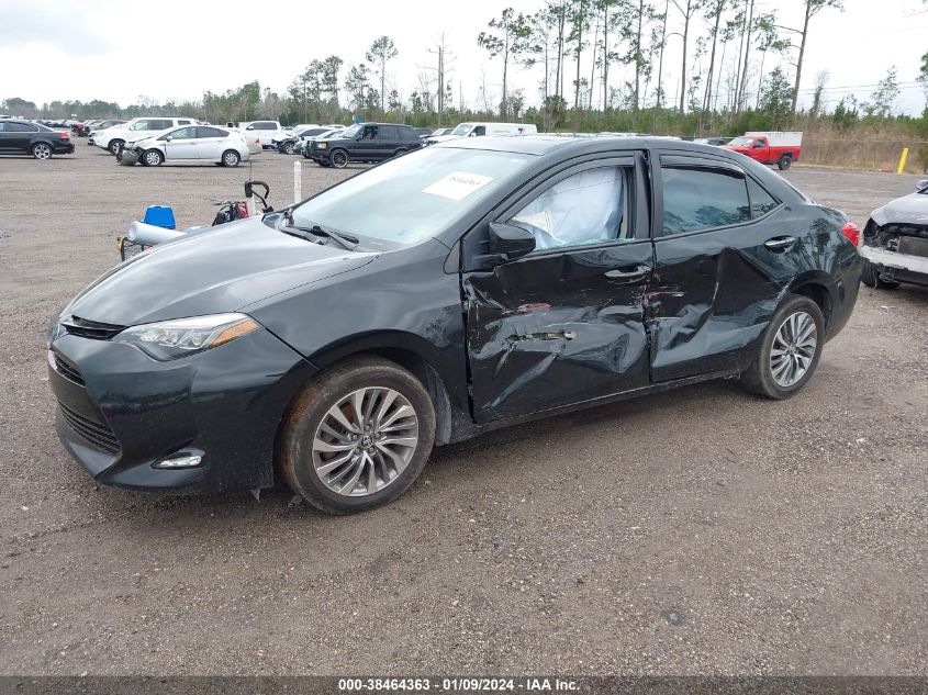 2018 TOYOTA COROLLA XLE - 2T1BURHE6JC119731
