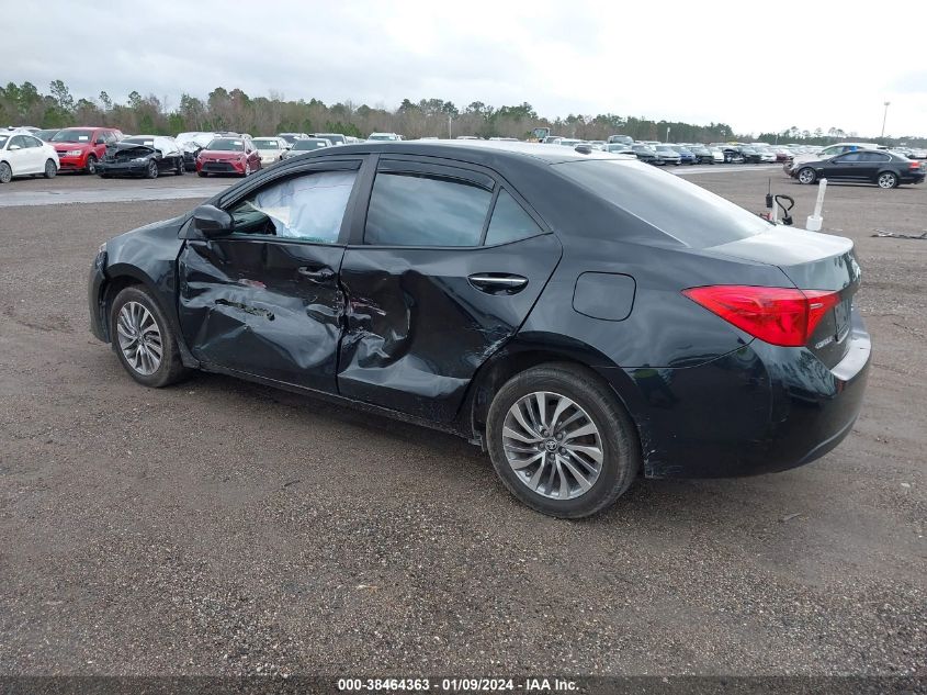 2018 TOYOTA COROLLA XLE - 2T1BURHE6JC119731