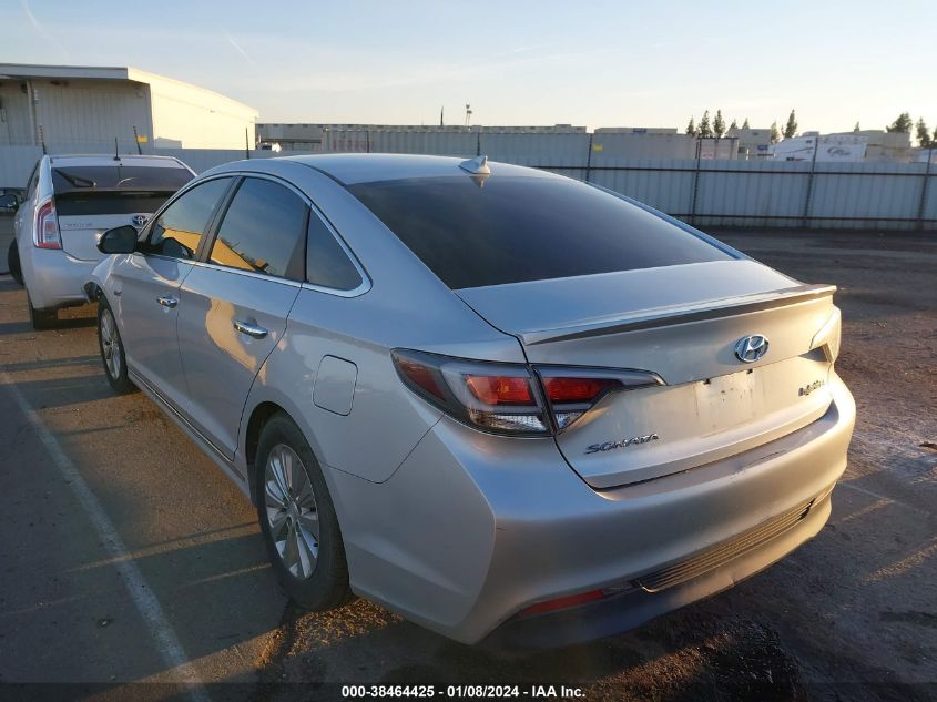 VIN KMHE24L19HA043605 2017 HYUNDAI SONATA HYBRID SE