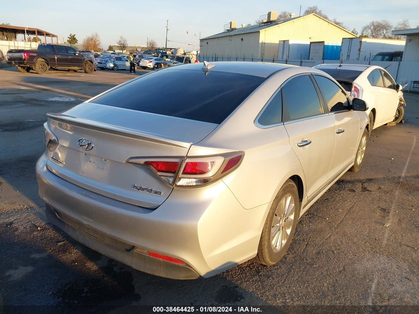 VIN KMHE24L19HA043605 2017 HYUNDAI SONATA HYBRID SE