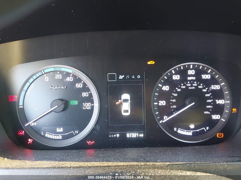 VIN KMHE24L19HA043605 2017 HYUNDAI SONATA HYBRID SE