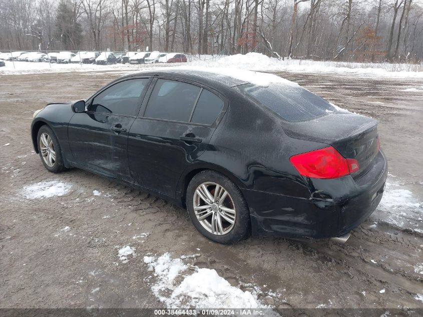 2013 INFINITI G37X JN1CV6AR1DM758252